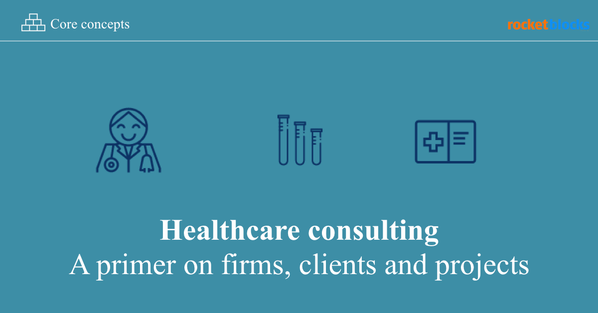 Healthcare consulting overview: a primer on firms, clients and projects