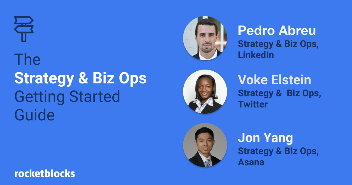 An introduction to tech strategy & biz ops roles by leaders from Twitter, Asana, LinkedIn and Gusto.
