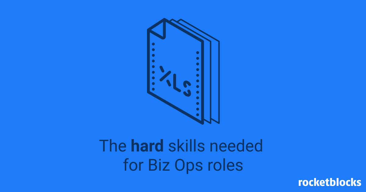 Strategy & biz ops hard skills