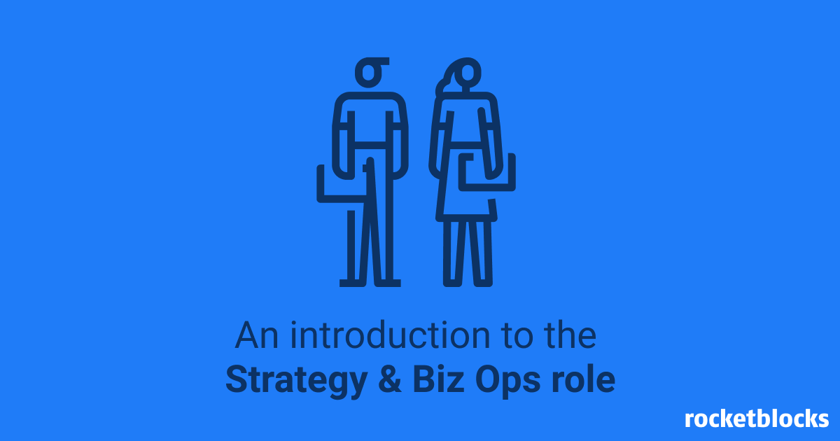 An introduction to tech strategy & biz ops role.
