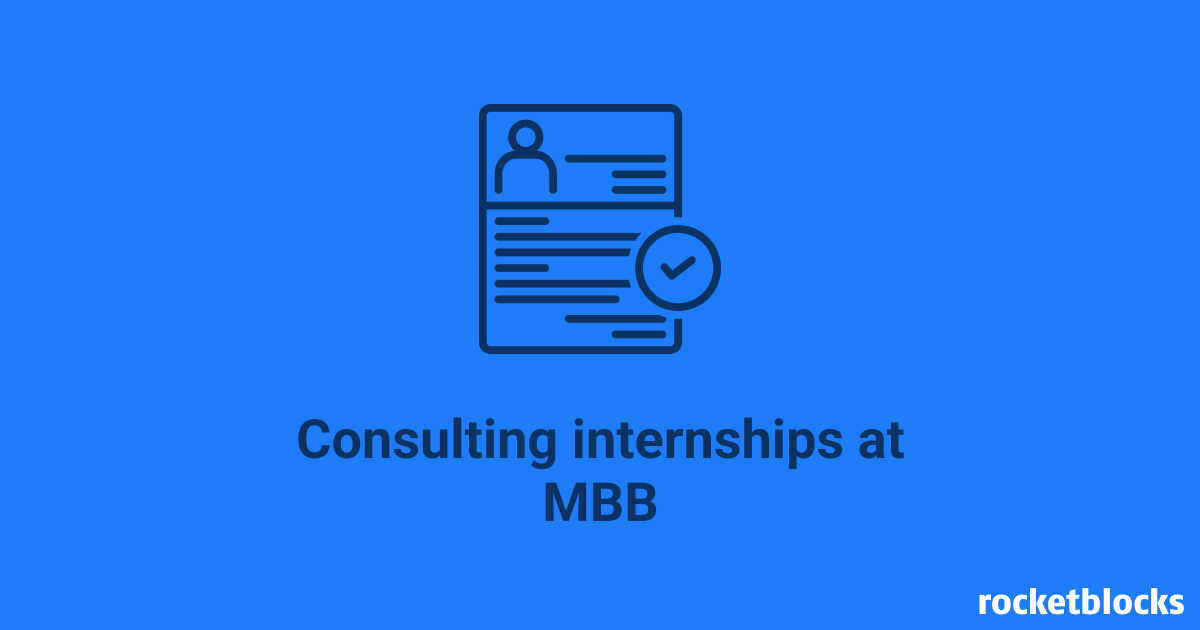walkthrough of the consulting internship recruitment process