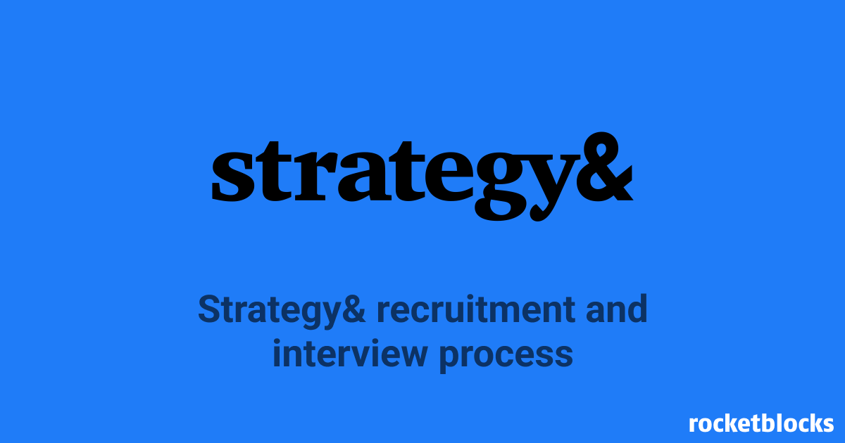 Overview of the hiring process at Strategy&