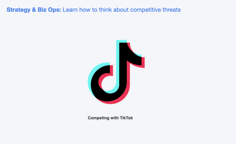 Learn how to respond to competitive threats